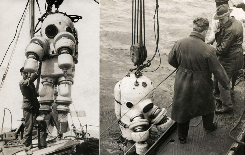 Illustration for article titled The Evolution of the Atmospheric Diving Suit